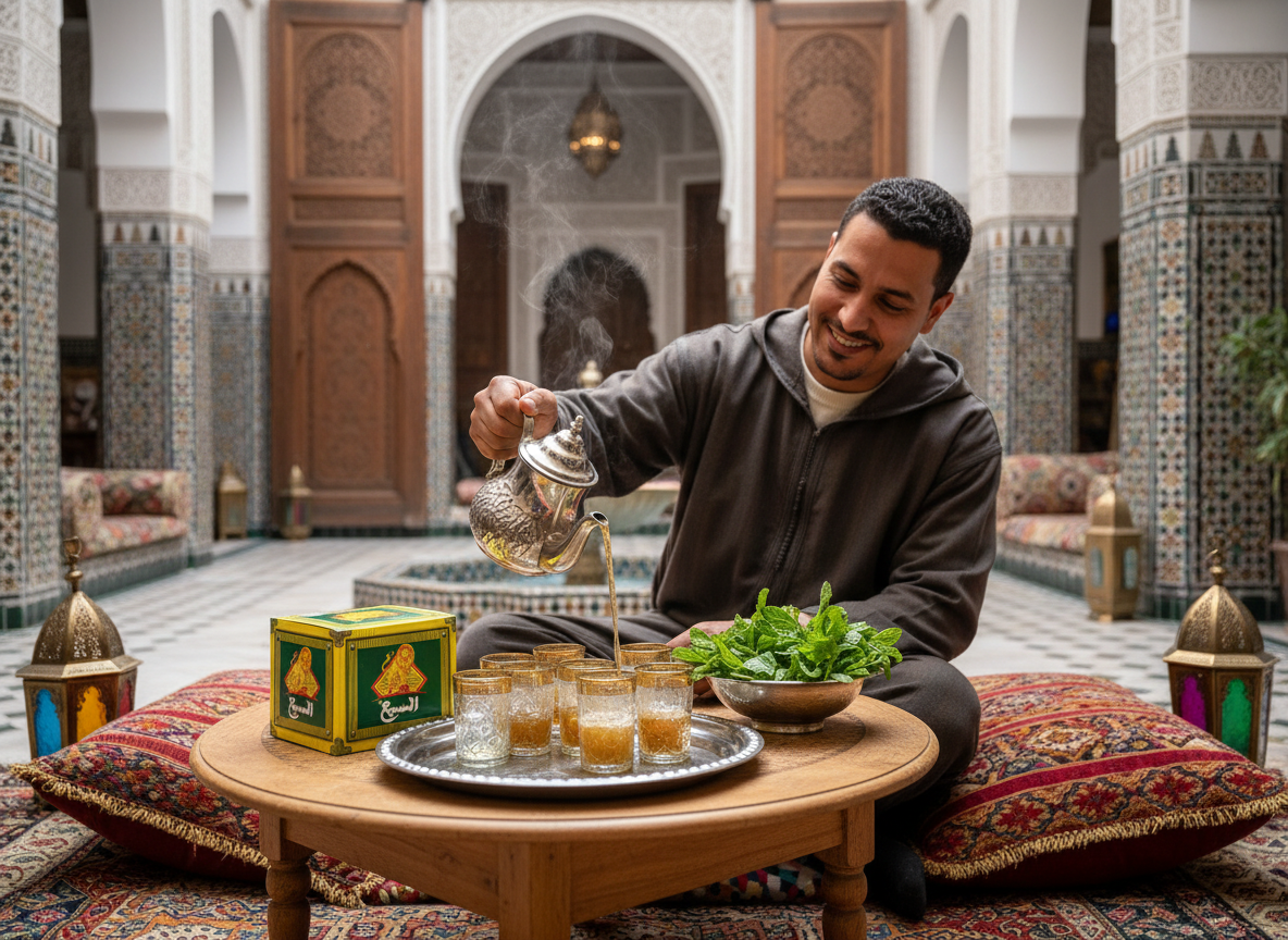 Authentic Moroccan Mint Tea